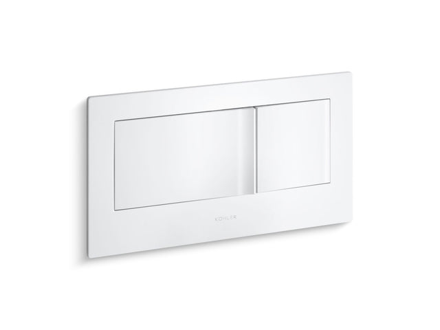 Veil® Flush actuator plate for 2"x6" in-wall tank and carrier system