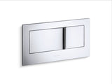 Veil® Flush actuator plate for 2"x6" in-wall tank and carrier system