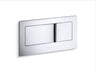 Veil® Flush actuator plate for 2"x6" in-wall tank and carrier system