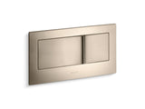 Veil® Flush actuator plate for 2"x6" in-wall tank and carrier system