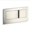 Veil® Flush actuator plate for 2"x6" in-wall tank and carrier system
