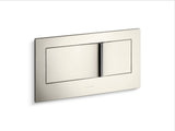 Veil® Flush actuator plate for 2"x6" in-wall tank and carrier system