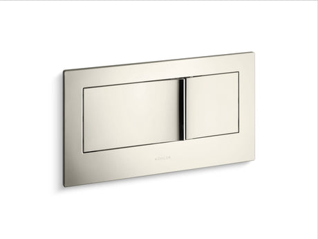 Veil® Flush actuator plate for 2"x6" in-wall tank and carrier system