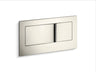 Veil® Flush actuator plate for 2"x6" in-wall tank and carrier system
