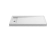 Bellwether® 60" x 32" alcove shower base, left drain