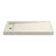 Bellwether® 60" x 32" alcove shower base, left drain