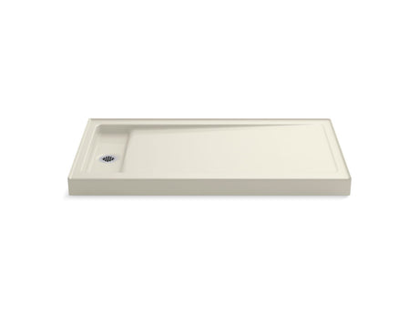 Bellwether® 60" x 32" alcove shower base, left drain