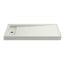 Bellwether® 60" x 32" alcove shower base, left drain