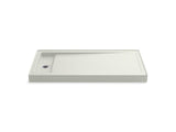 Bellwether® 60" x 32" alcove shower base, left drain