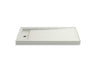 Bellwether® 60" x 32" alcove shower base, left drain
