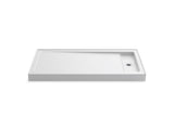 Bellwether® 60" x 32" alcove shower base, right offset drain