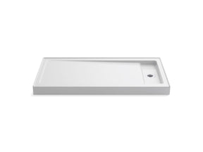 Bellwether® 60" x 32" alcove shower base, right offset drain