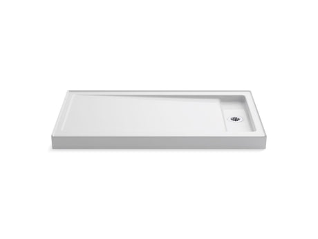Bellwether® 60" x 32" alcove shower base, right offset drain