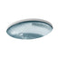 Whist® 19" oval undermount bathroom sink, no overflow