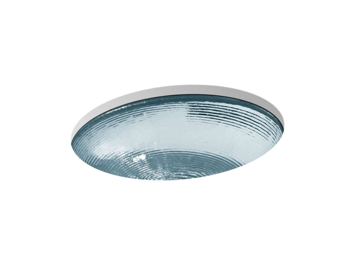 Whist® 19" oval undermount bathroom sink, no overflow