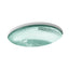 Whist® 19" oval undermount bathroom sink, no overflow