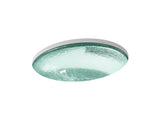 Whist® 19" oval undermount bathroom sink, no overflow