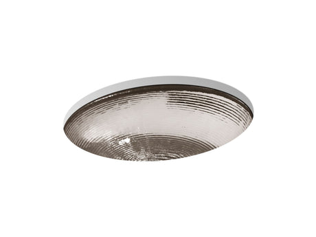 Whist® 19" oval undermount bathroom sink, no overflow