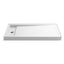 Bellwether® 60" x 34" alcove shower base, left drain