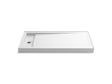 Bellwether® 60" x 34" alcove shower base, left drain