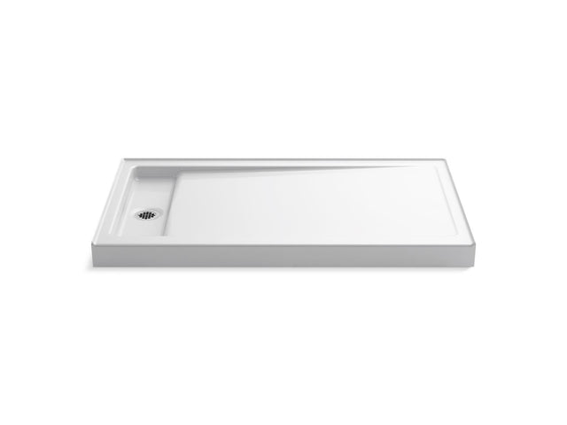 Bellwether® 60" x 34" alcove shower base, left drain