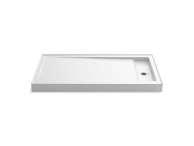 Bellwether® 60" x 34" alcove shower base, right drain
