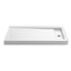 Bellwether® 60" x 34" alcove shower base, right offset drain