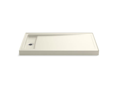 Bellwether® 60" x 34" alcove shower base, left drain