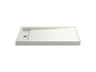 Bellwether® 60" x 34" alcove shower base, left drain