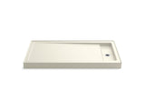 Bellwether® 60" x 34" alcove shower base, right drain
