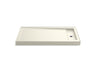 Bellwether® 60" x 34" alcove shower base, right drain