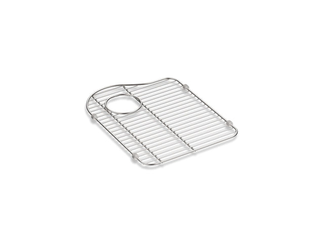 Hartland® Stainless steel sink rack, 13-1/8" x 16-7/8", for left-hand bowl