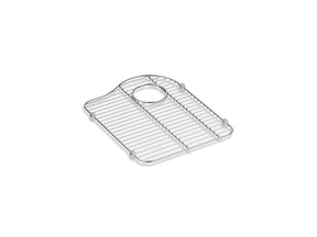 Hartland® Stainless steel sink rack, 13-1/8" x 16-7/8", for right-hand bowl