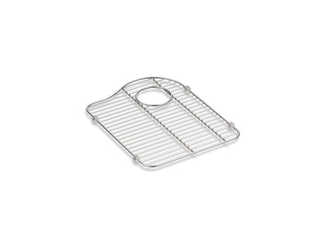 Hartland® Stainless steel sink rack, 13-1/8" x 16-7/8", for right-hand bowl