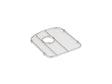Langlade® Stainless steel sink rack, 13-1/2" x 15-1/4", for right-hand bowl
