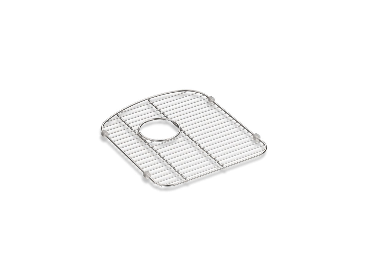 Langlade® Stainless steel sink rack, 13-1/2" x 15-1/4", for right-hand bowl