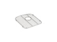 Langlade® Stainless steel sink rack, 13-1/2" x 15-3/8", for left-hand bowl