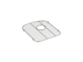 Langlade® Stainless steel sink rack, 13-1/2" x 15-3/8", for left-hand bowl
