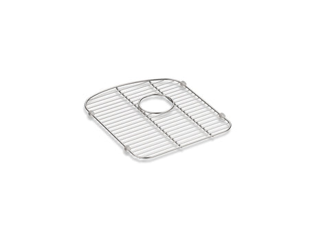 Langlade® Stainless steel sink rack, 13-1/2" x 15-3/8", for left-hand bowl