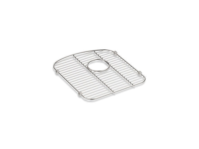 Langlade® Stainless steel sink rack, 13-1/2" x 15-3/8", for left-hand bowl
