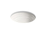 Derring® 19-1/2" oval undermount bathroom sink