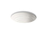 Derring® 19-1/2" oval undermount bathroom sink