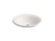 Derring® Carillon® 17-3/4" round drop-in bathroom sink, no overflow