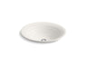 Derring® Carillon® 17-3/4" round drop-in bathroom sink, no overflow