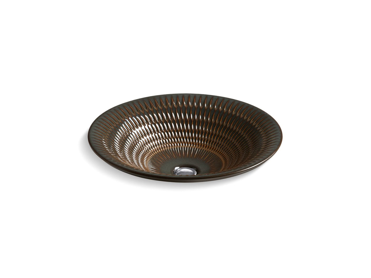 Derring® Carillon® 17-3/4" round drop-in bathroom sink, no overflow