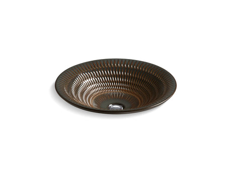 Derring® Carillon® 17-3/4" round drop-in bathroom sink, no overflow