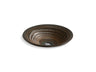Derring® Carillon® 17-3/4" round drop-in bathroom sink, no overflow