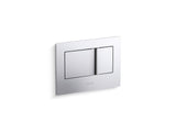 Bevel® Flush actuator plate for 2"x4" in-wall tank and carrier system