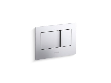 Bevel® Flush actuator plate for 2"x4" in-wall tank and carrier system