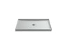 Rely® 48" x 34" alcove shower base, center drain